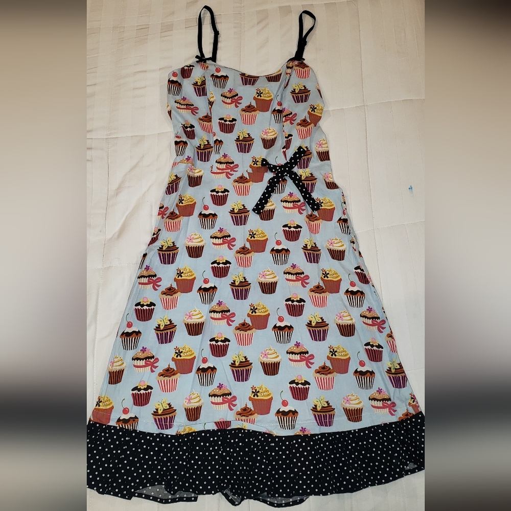Paper Doll Prod. Small Cupcake Print Dress